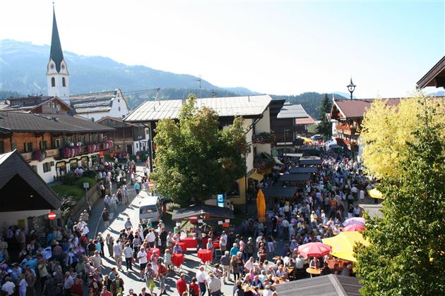 Bauernmarkt von oben