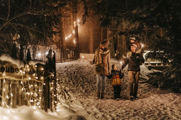 Bergadvent mit der Familie