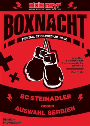 Boxnacht Flyer