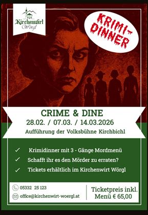 Crime & Dine (c) Kirchenwirt