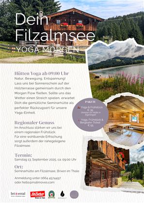 Dein Filzalmsee Yoga Morgen
