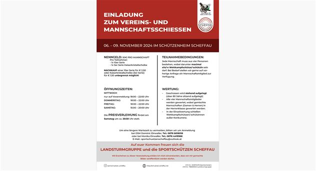 Flyer_Vereinsschießen_2025