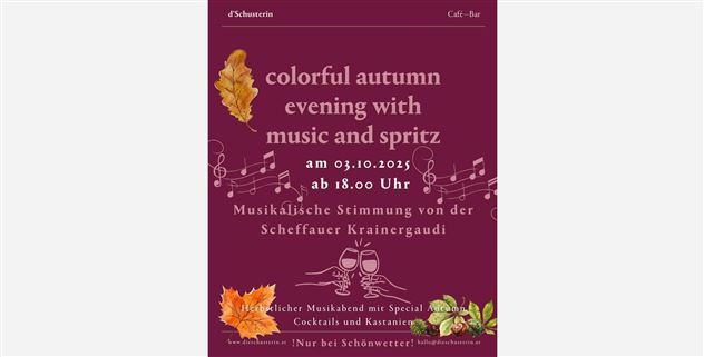 Herbstlicher Musikabend_d'Schusterin_2025