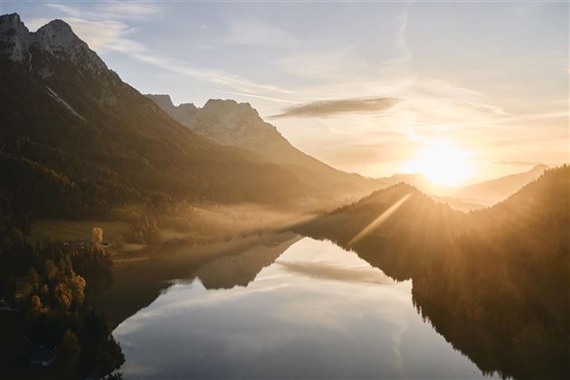 Scheffau_Hintersteiner See_Sonnenaufgang