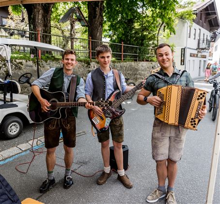 Live-Musik an allen Ecken