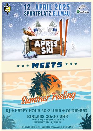 Plakat Apres Ski meets Summer Feeling