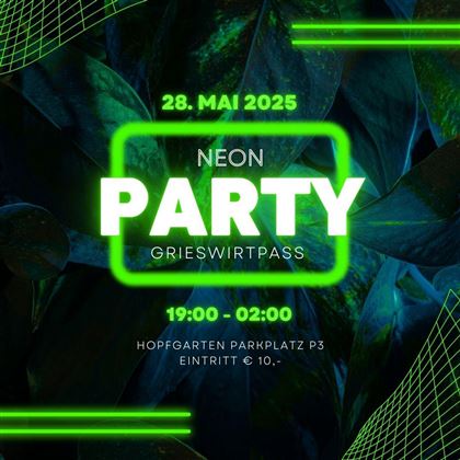 Plakat Neonparty