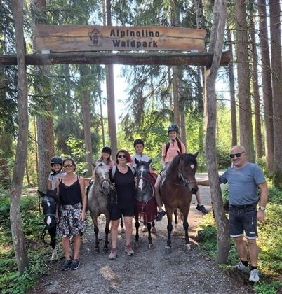 Ponyreiten Wald