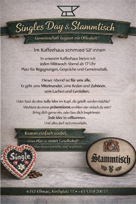 Singles Day & Stammtisch