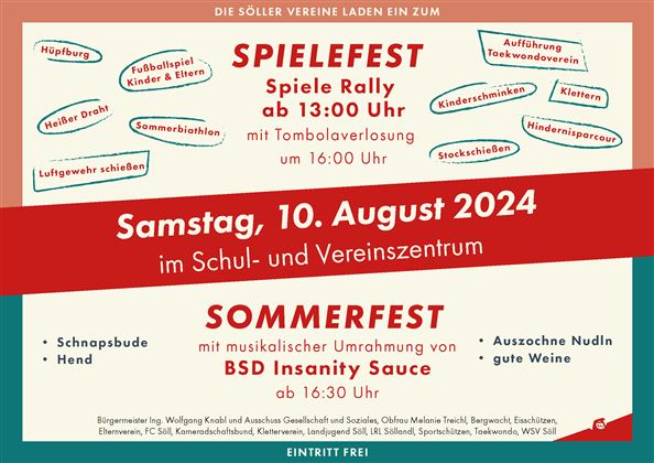 Spielefest 2024 Flyer