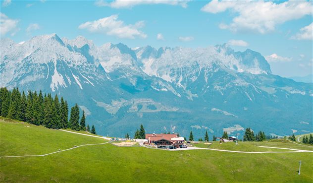 Ein Oldtimer-Fest auf der Tanzbodenalm mit einer Band, die auf einem alten Traktor spielt. Die Veranstaltung findet am Sonntag, den 7. Juli, statt und lädt Oldtimerfahrer und Besucher herzlich ein.