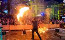 Feuershow am Unteren Stadtplatz - 1.000 Lichter
