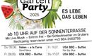 Flyer Gartenparty (c)GruberS