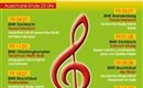 Ein bunter Flyer für das Kirchbichler SummaTreffen. Das Event findet vom 4. Juli bis 15. August 2025 statt und bietet verschiedene Musikveranstaltungen.