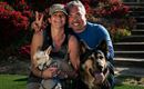 Hedi mit Hundecoach Cesar Millan aus Los Angeles