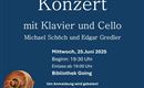 Konzert Bibliothek Plakat