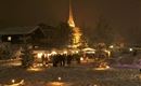 Winterdorfabend mit Kirche