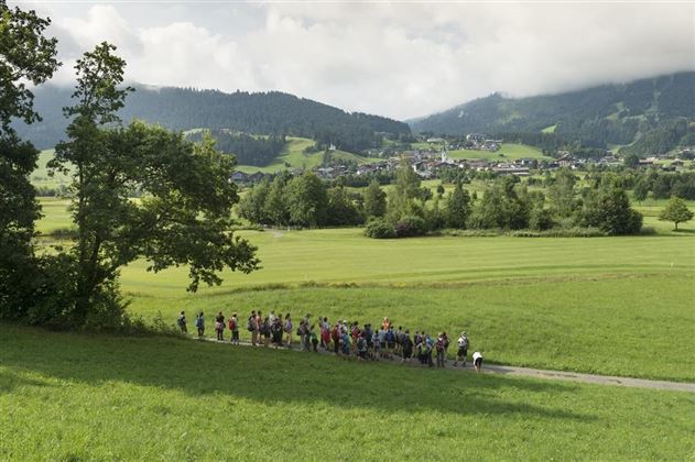 Wunderschöner Ausblick Richtung Dorf