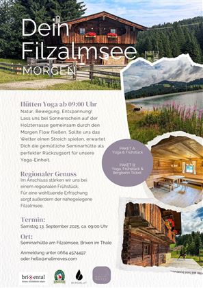 Yoga am Filzalmsee