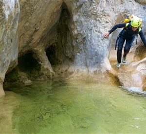 Halbtages-Canyoningtour für Erwachsene