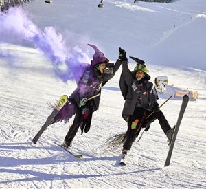 Hexen Skifahren