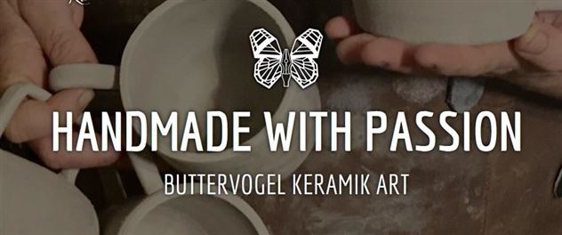 Buttervogel Keramik Art