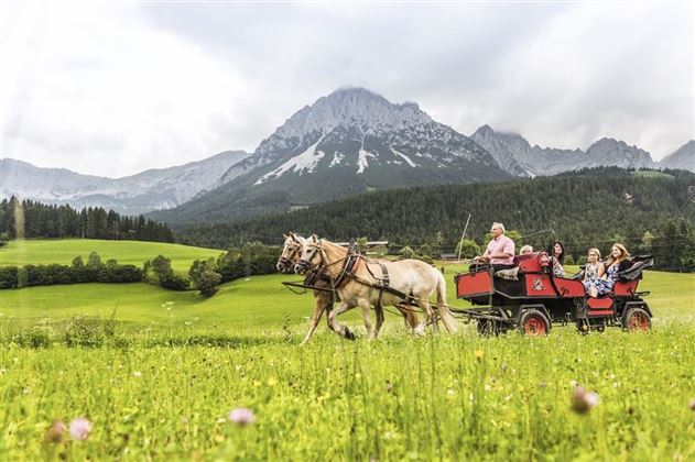 Ellmau_Kutschenfahrt Sommer 2_Wilder Kaiser