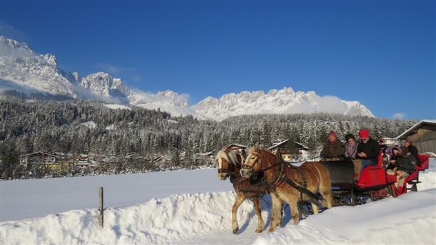 Ellmau_Kutschenfahrt Winter 1_Wilder Kaiser