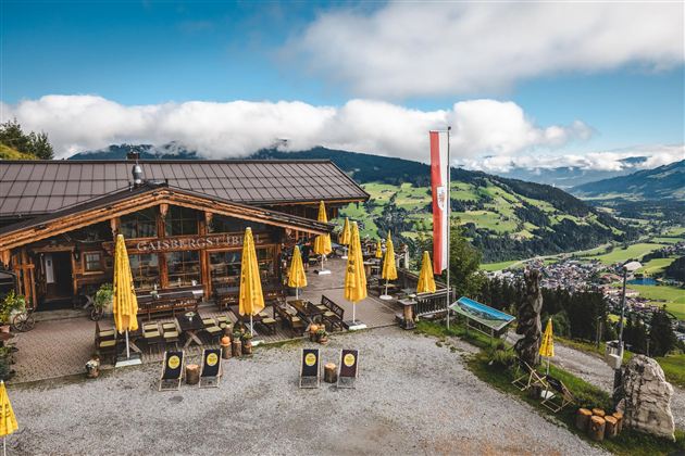 Gaisbergstüberl im Sommer