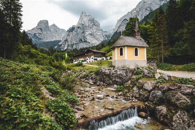 Hinterbärenbad mit Kapelle