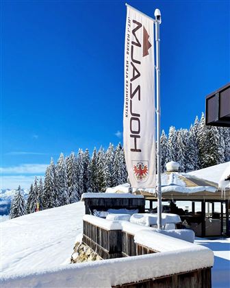 Holzalm Winter Flagge