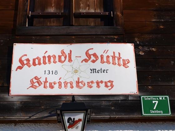 Kaindlhütte_Schild