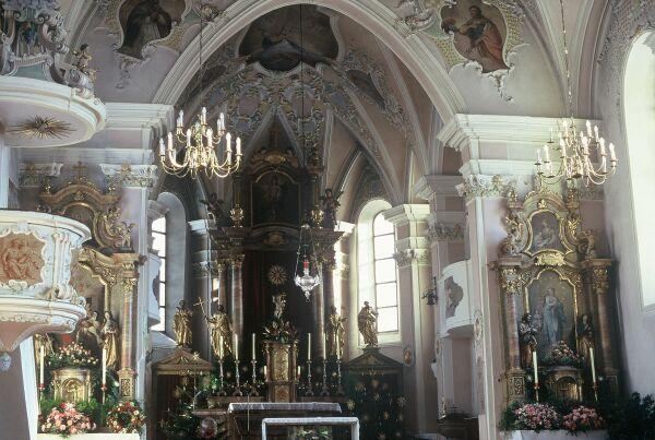 Pfarrkirche Kirchberg innen