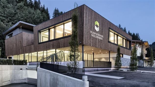 Planwerker Gebäude seitliche Perspektive