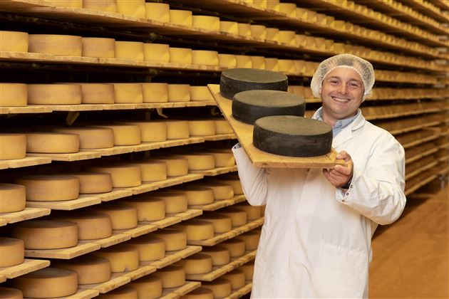 Produktion Zillertaler Heumilchsennerei Fügen