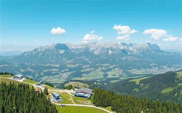 Scheffau_Brandstadl_Bergstation_Drohne_Sommer
