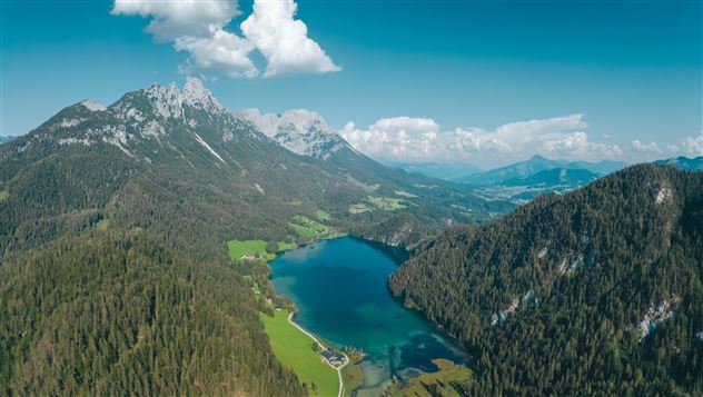 Scheffau_Hintersteiner See_Luftansicht