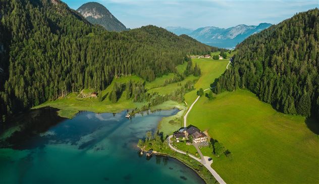 Scheffau_Jausenstation Goingstätt_Luftansicht