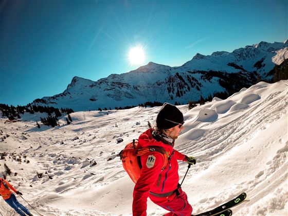 Skitour im Schnee