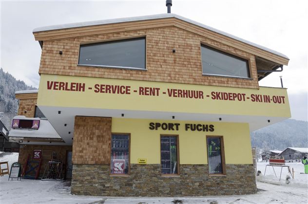 Skiverleih Außenansicht (c)Ferienregion Hohe Salve