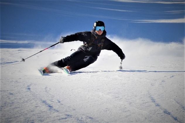 Söll_Hohe Salve Skifahrer_Wilder Kaiser