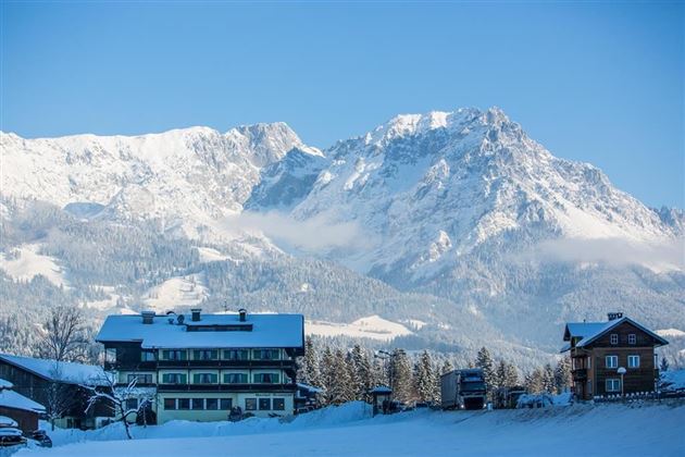 Söll_Landgasthof Bocking im Winter_Wilder Kaiser
