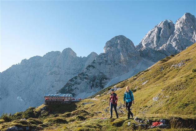 Wandern bei der Gruttenhütte