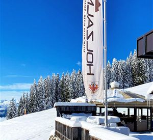 Holzalm Winter Flagge