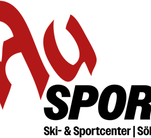 A creative logo with the font in red. It conveys a modern and dynamic impression.