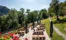 Bergkhof Ebbs Kaisertal Gastgarten Ansicht
