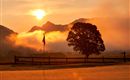 Golfclub Moarhof Walchsee Sonnenuntergang