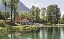 Söll_See mit Kiosk_Wilder Kaiser