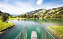 Sprungbrett am Badesee