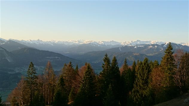If you already see the first snow on the higher mountains in autumn...